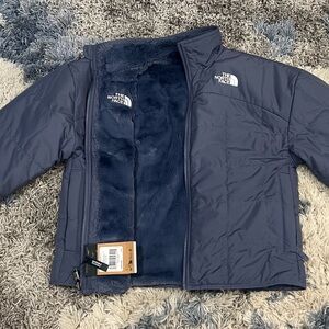 The North Face Gray Fleece Jacket Blue/Gray